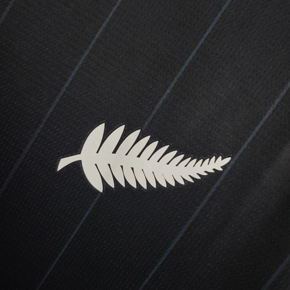 NEW ZEALAND 2026 HOME black jersey with white fern logo detail