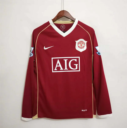 MANCHESTER UNITED 06/07 HOME LONG SLEEVE